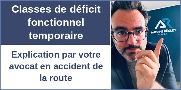 classes du déficit fonctionnel temporaire