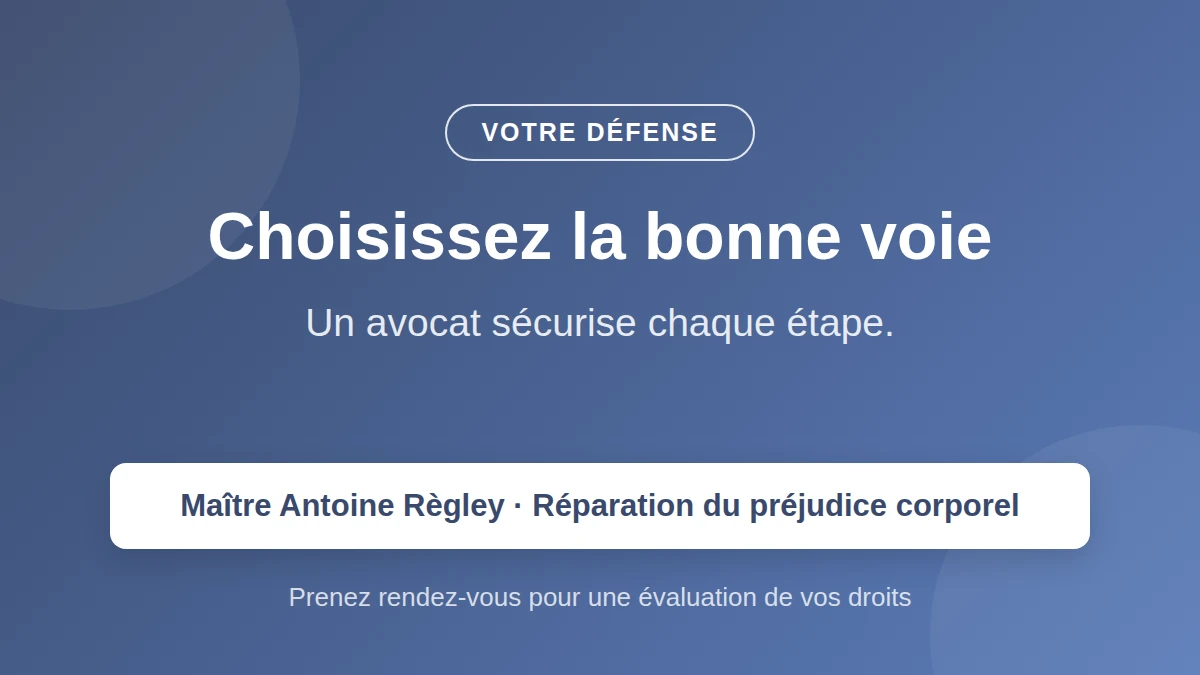 obtenir son indemnisation accident de la route