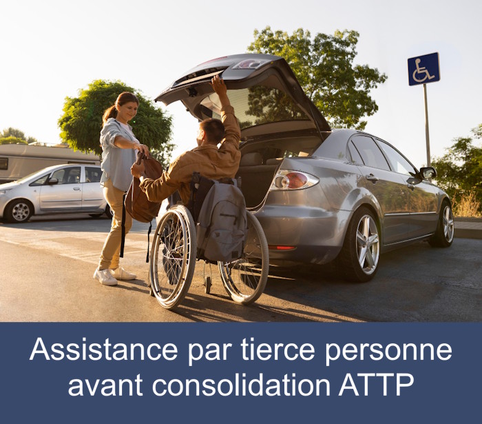 assistance tierce personne avant consolidation