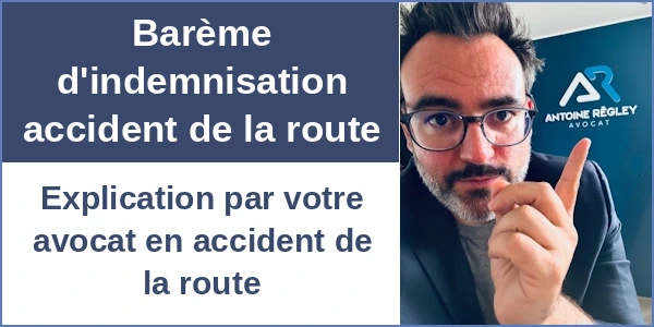 barème indemnisation accident de la route