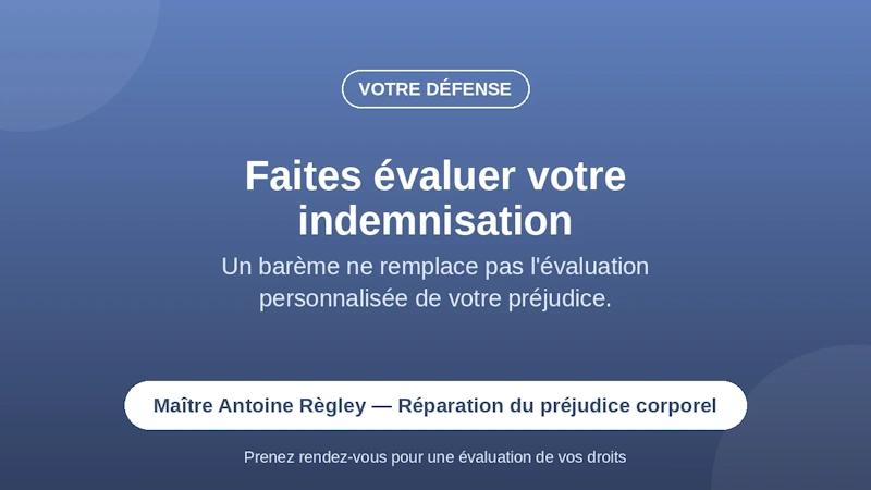 les limites des barèmes d'indemnisation