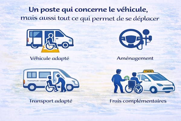 poste de tous les déplacements