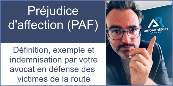 préjudice d'affection indemnisation