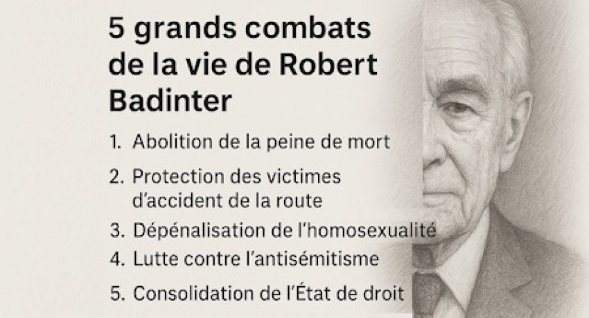 5 grands combats Robert Badinter
